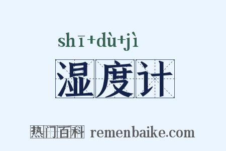 湿度计是什么意思的图片